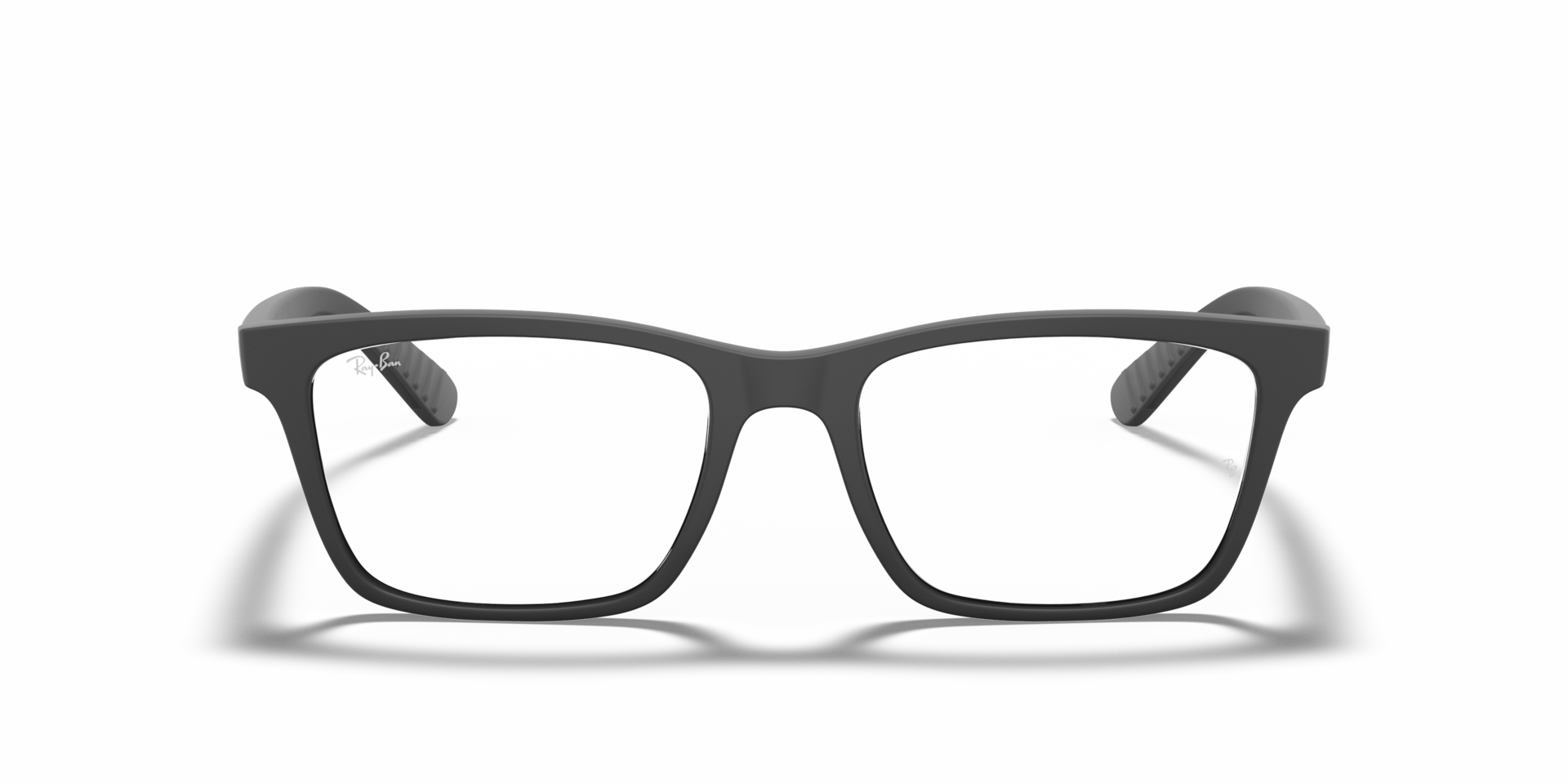 Ray-Ban Rb7025 Optics Optical Black Frame Clear Lenses Polarized 55-17