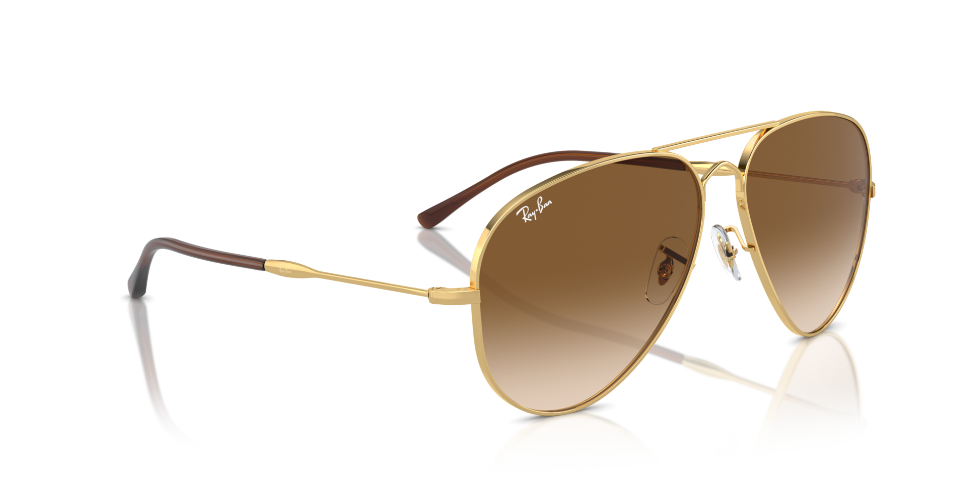 Ray-Banユニ 0RB3825 オールドアビエーター スクエアサングラス Ray-Ban RB3825 OLD AVIATOR Sunglasses | Clearly