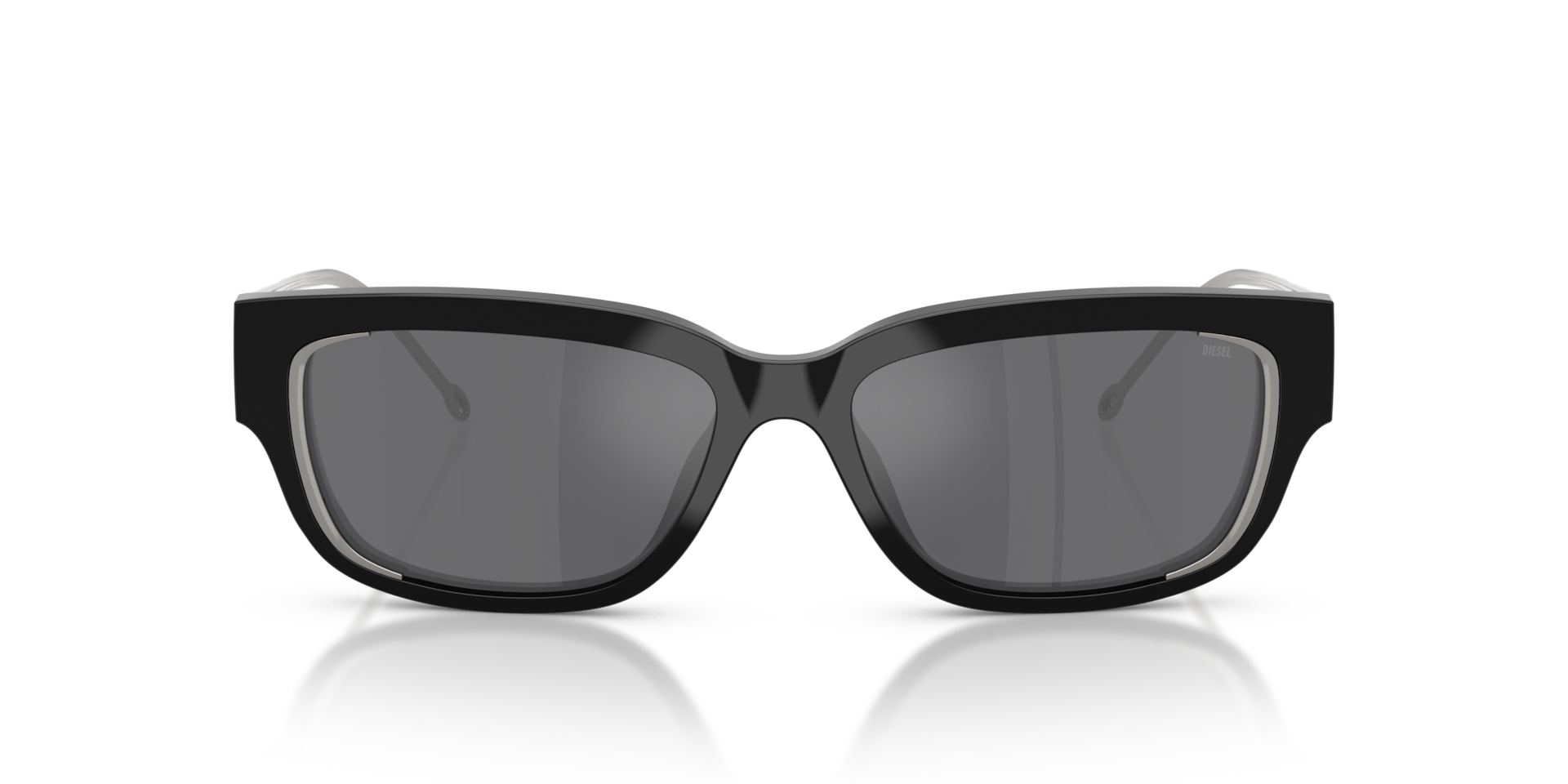 Diesel DL2002MU 701/6G Men's Sunglasses Black Size 56