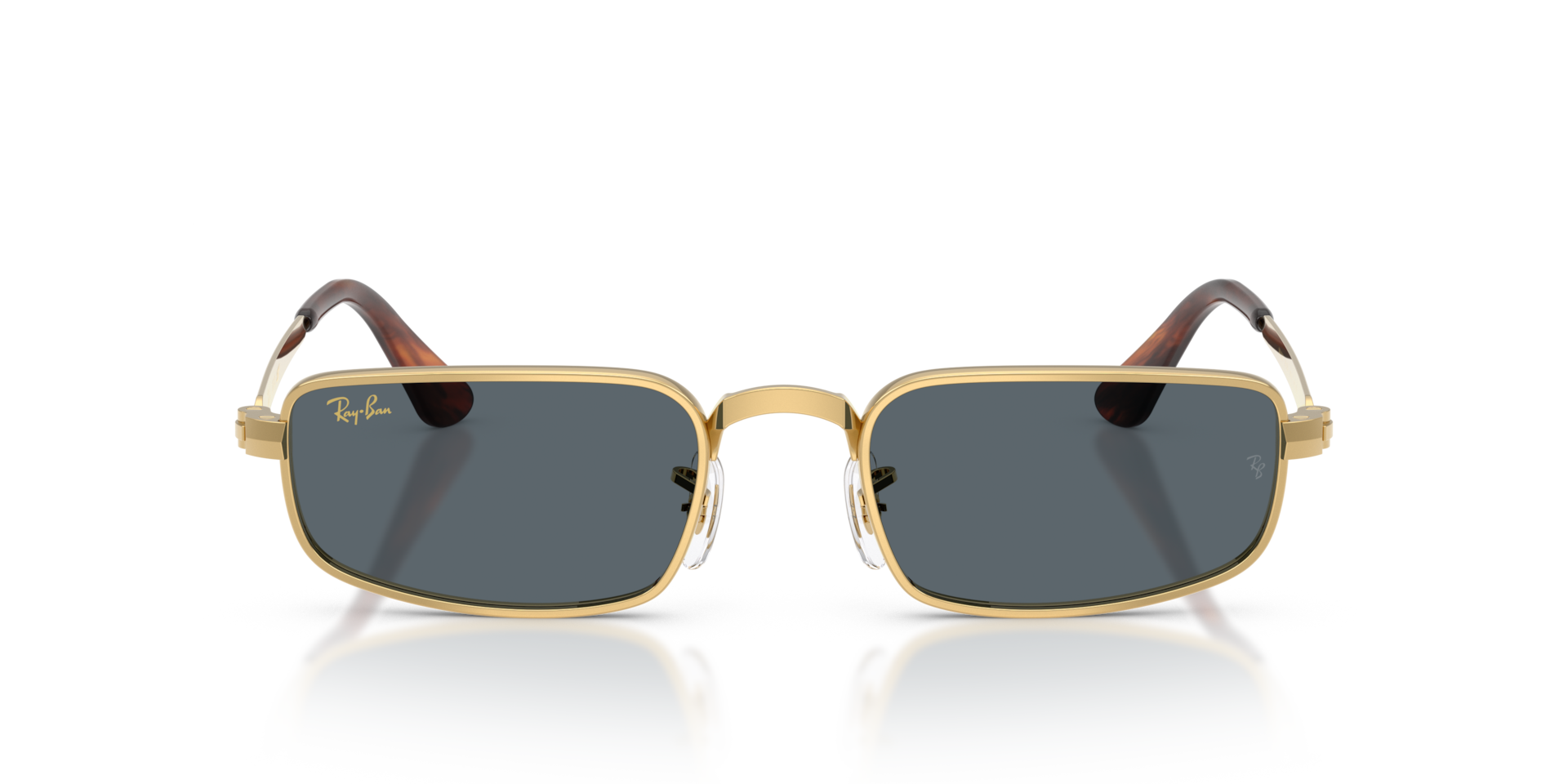 Ray-Ban Rb3927 By A$ap Rocky Sunglasses Arista Gold Frame Blue Lenses 54-21