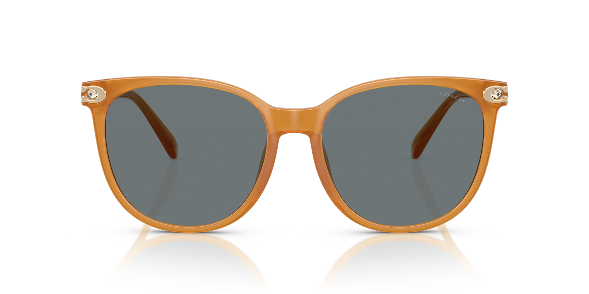 Coach HC8414BD CW428 Asian Fit 585580 Women’s Sunglasses Orange Size 57