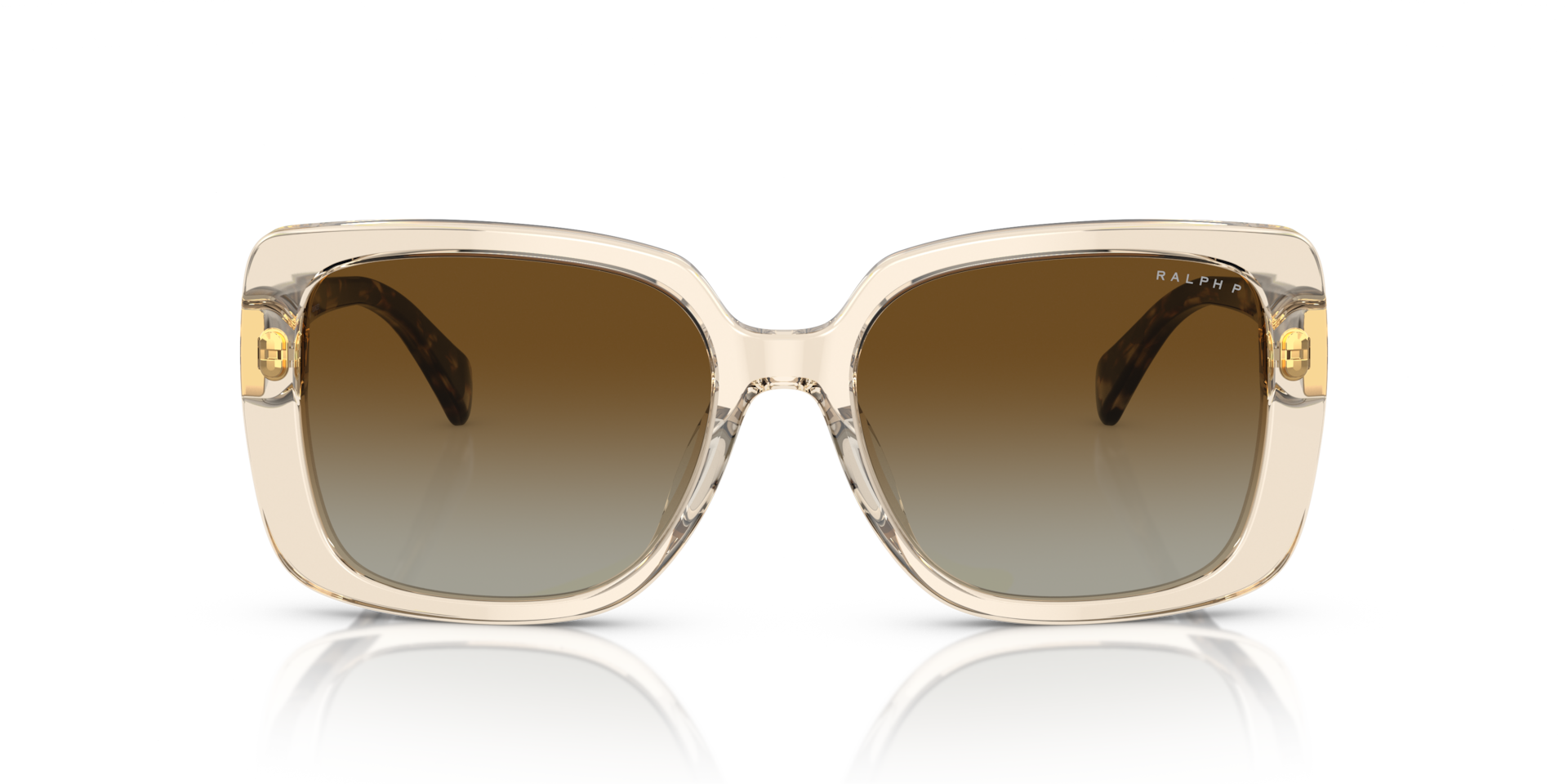 Ralph by Ralph Lauren RA5298U Polarized 6072T5 Women’s Sunglasses Brown Size 55