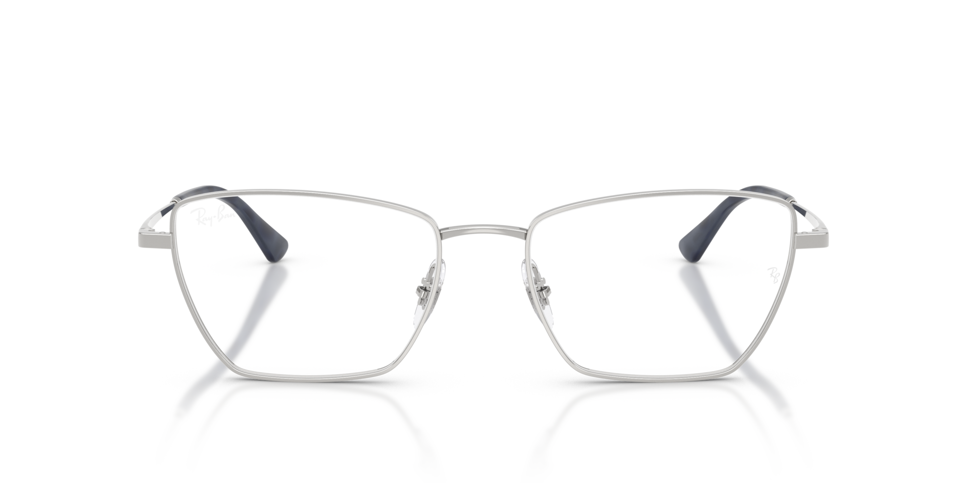 Ray-Ban Drea Optics Bio-based Optical Silver Frame Clear Lenses Polarized 56-18