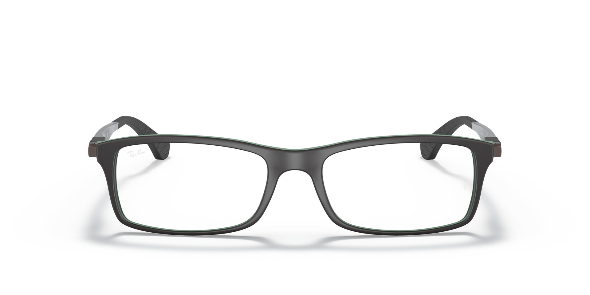 Ray-Ban Rb7017 Optics Optical Black On Green Frame Clear Lenses 54-17