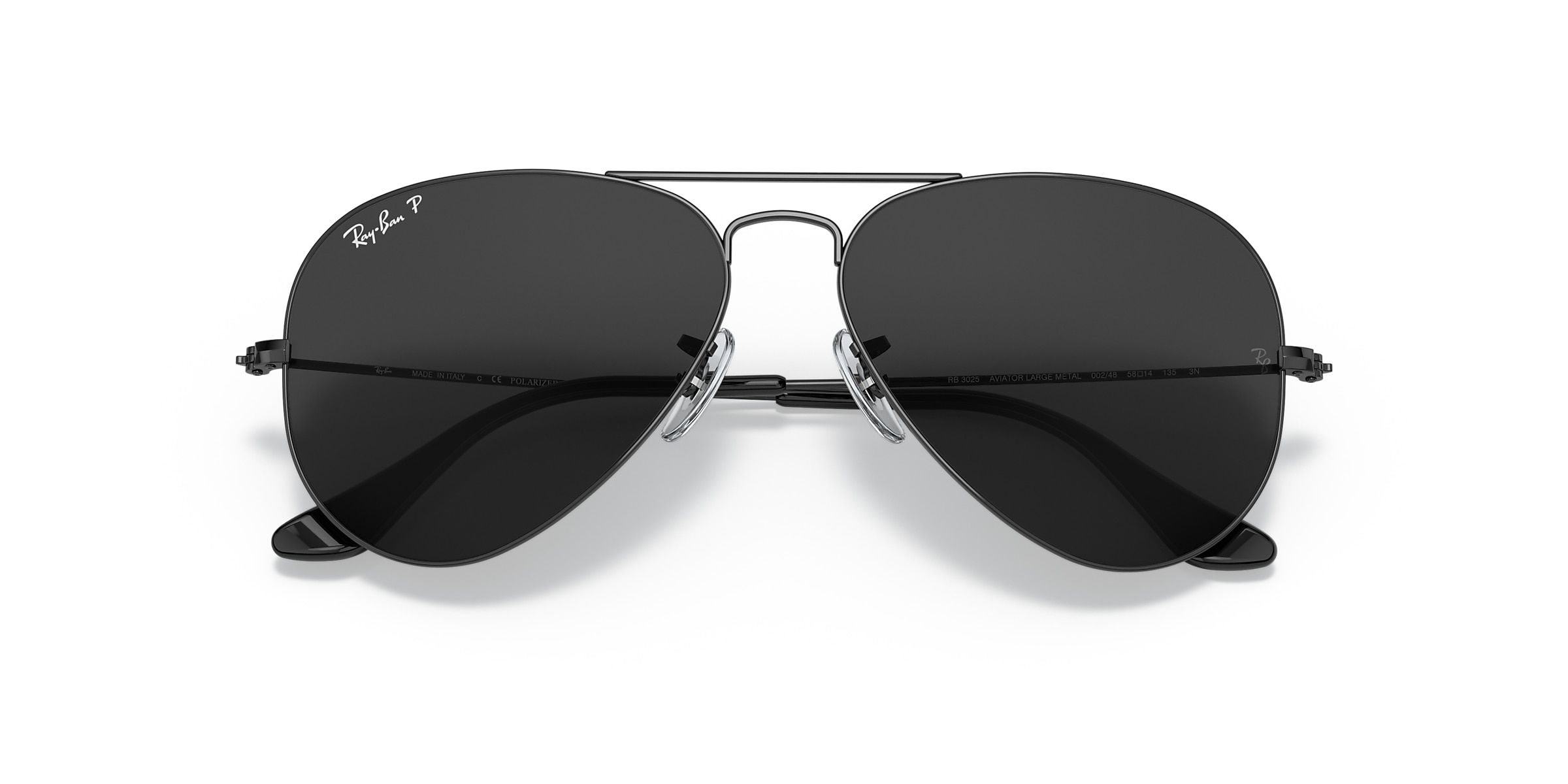 Ray-Ban Sunglasses RB3025 AVIATOR TOTAL BLACK