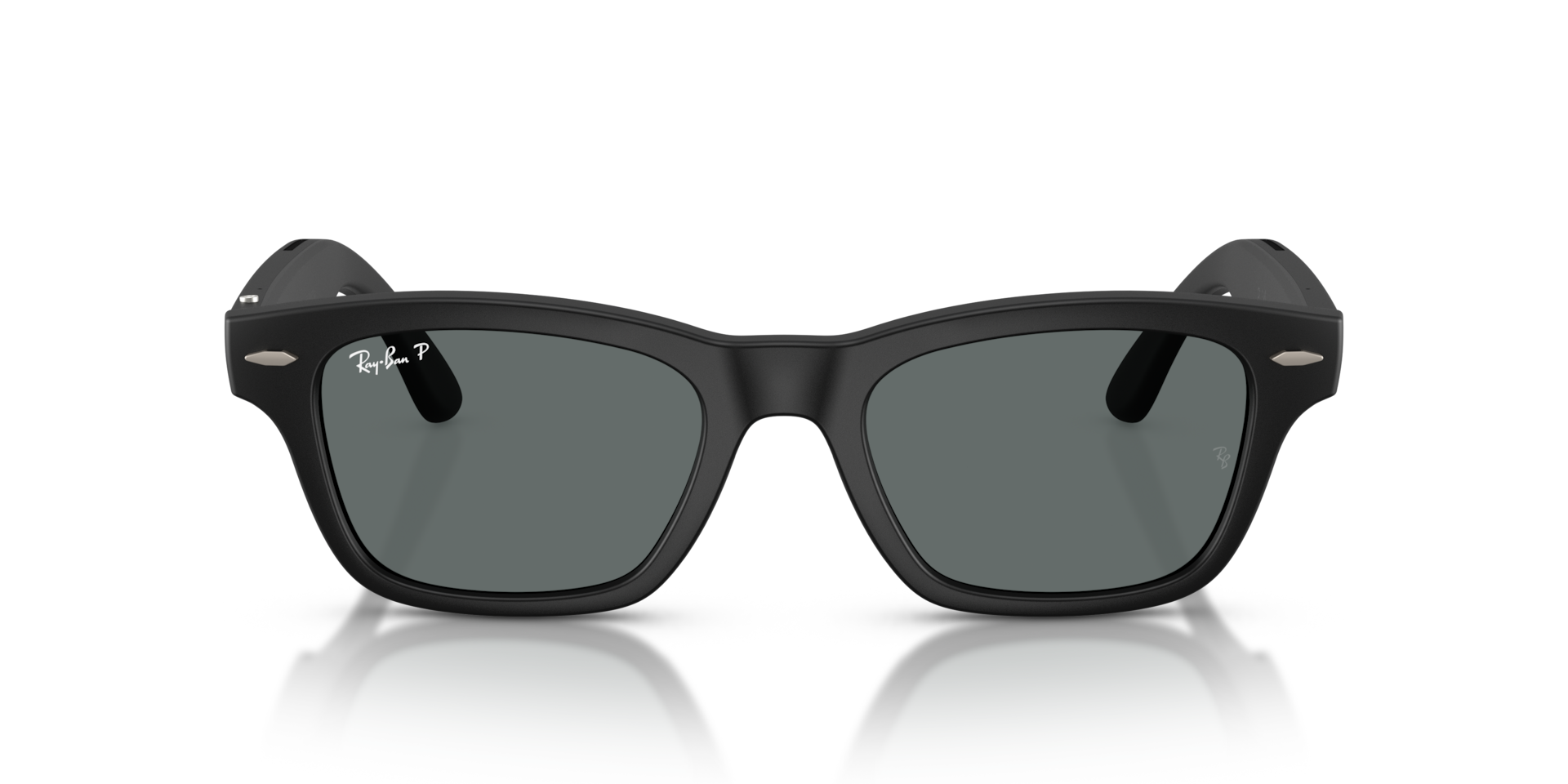 Ray-Ban Meta Audio Burbank Solid Black frame Grey lenses AI Glasses